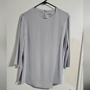 MM Lafleur The Bourgeois Blouse Women Gray Medium Overlap